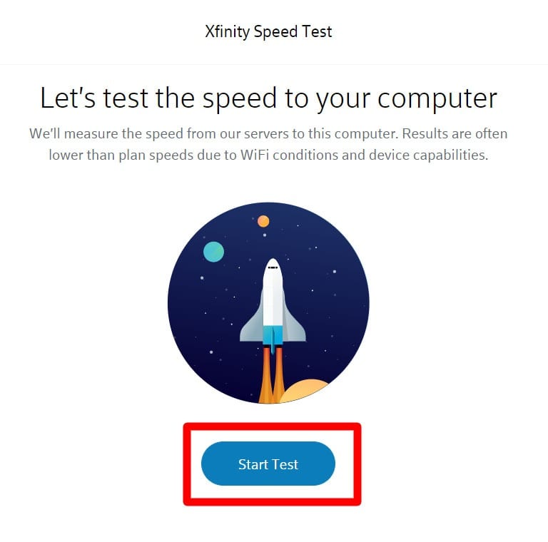 wifi speedtest xfinity