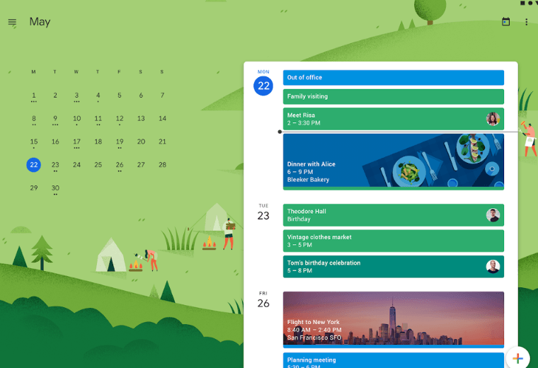google calendar app for windows 10