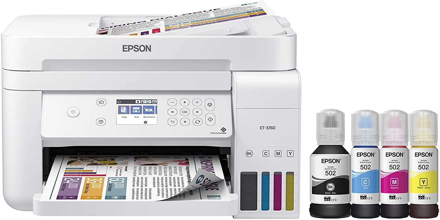 Epson EcoTank ET 3760  Most Cost Effective Printer 
