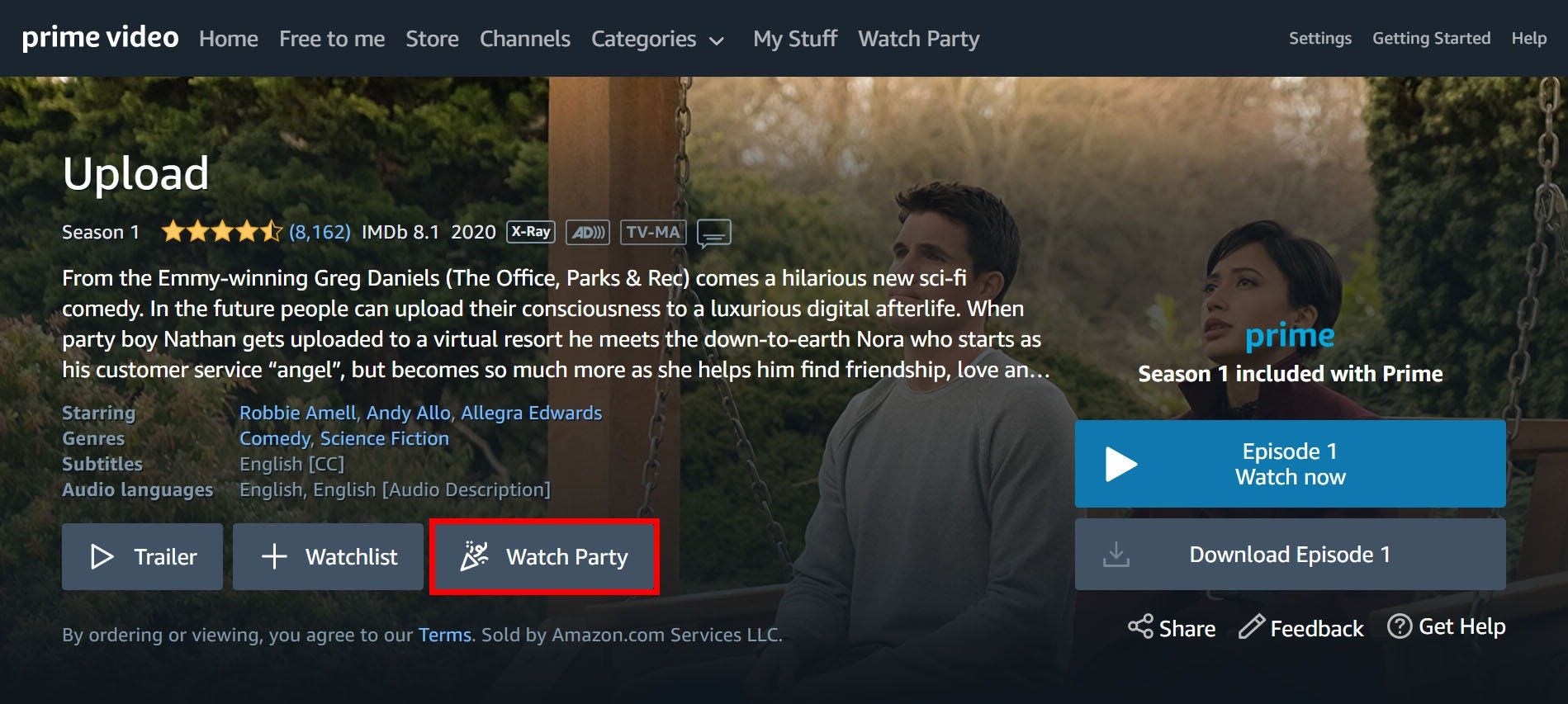 How to use  Watch Party