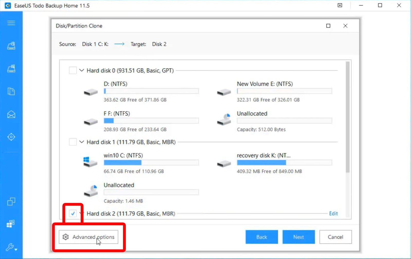 clone hdd to ssd easeus