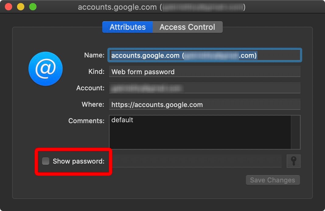 how to view wifi password mac