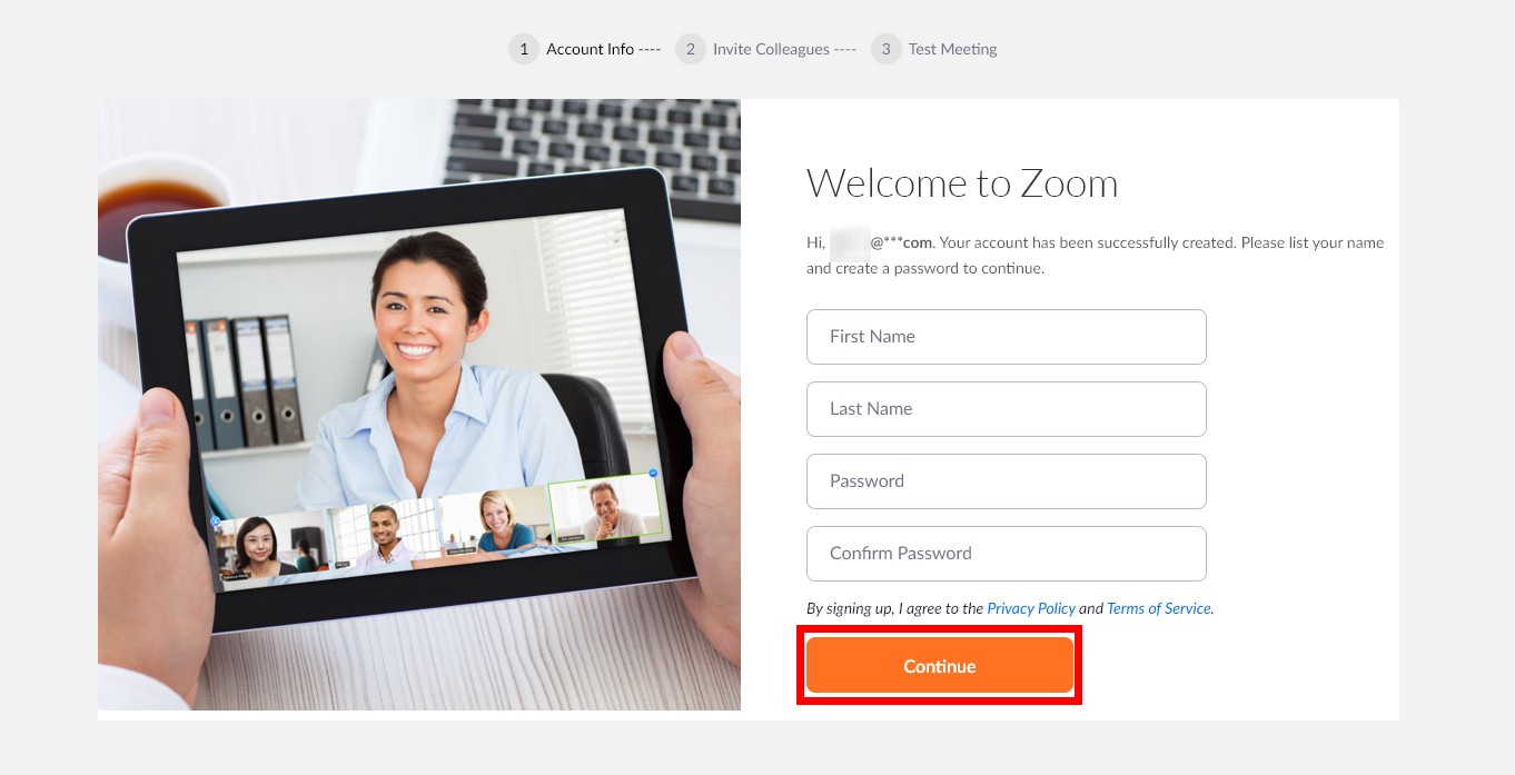 how to set up a zoom meeting on laptop
