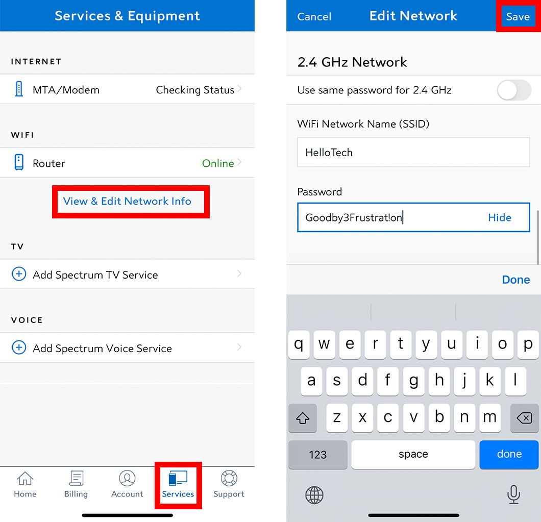 How To Change Your Spectrum Wifi Name And Password Hellotech How My 