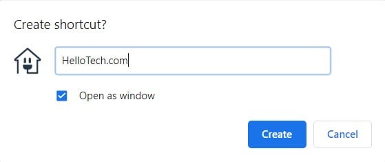 how to create shortcut on desktop google chrome