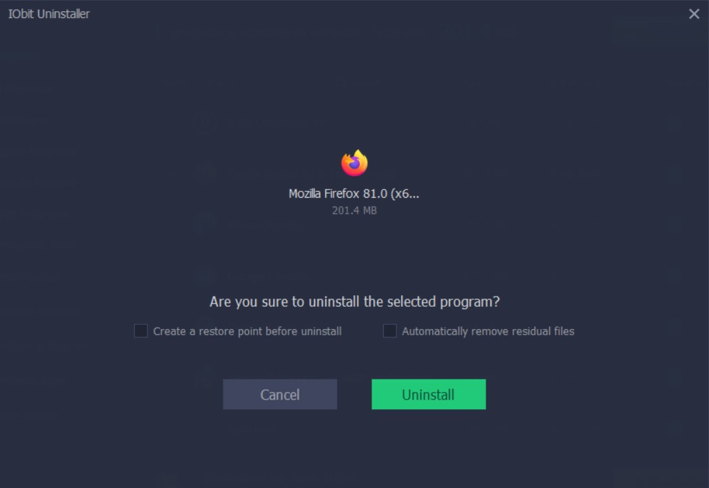 How to Uninstall a Program Using IObit