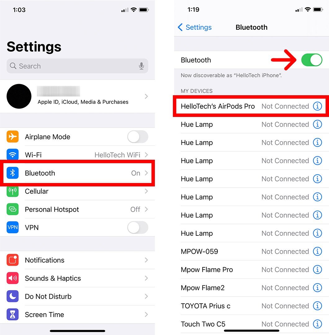 How To Check Your Airpods Battery Level Hellotech How