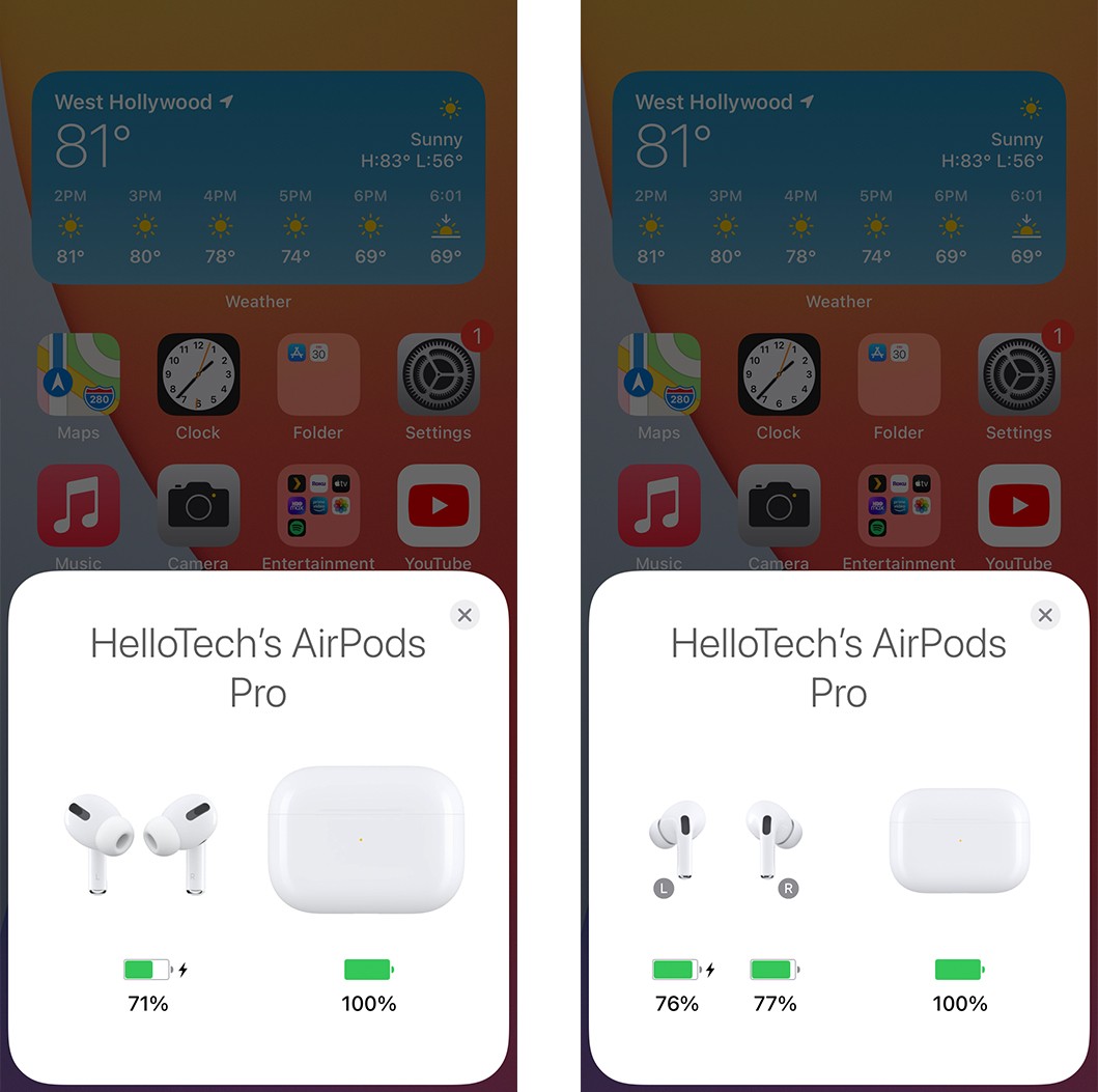 How to Check Your AirPods Battery Level : HelloTech How