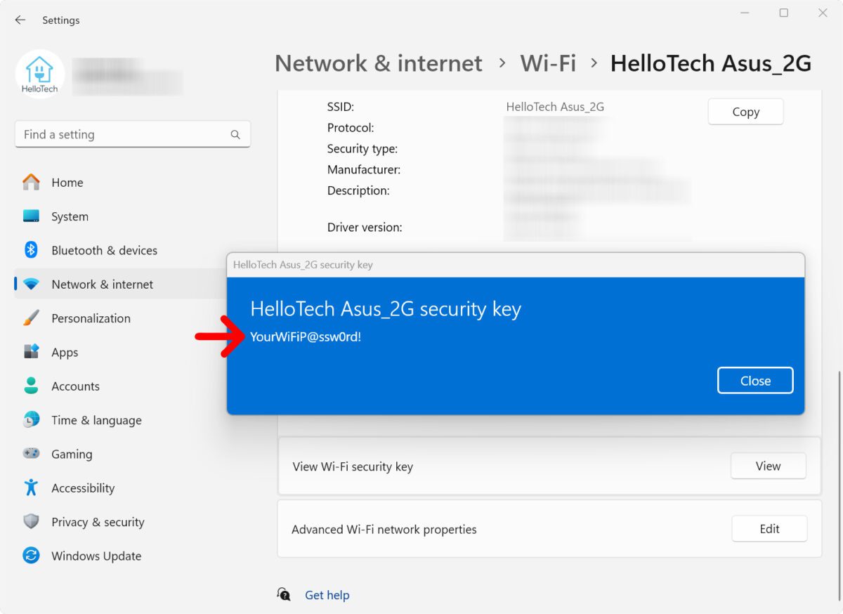 How to Find Your WiFi Password on a Windows 10 PC : HelloTech How